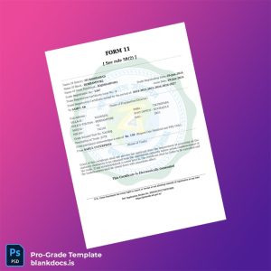 Blank India Trade Registration Certificate Template (Word/PDF) Document Preview - BlankDocs