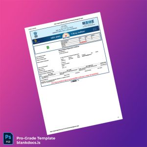Blank India Udhyam Registration Certificate Template (Word/PDF) Document Preview - BlankDocs