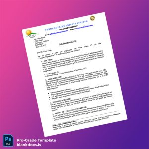 Blank India Verde Solaire Private Limited Employment Verification Letter Template (Word/PDF) Document Preview - BlankDocs