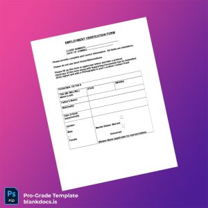 Blank Inknow Tek Employment Verification Letter Template (Word/PDF) Document Preview - BlankDocs