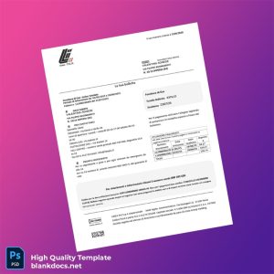Italy LINEA PIU S P A Unipersonale Editable Utility Bill Template in Word and PDF formats