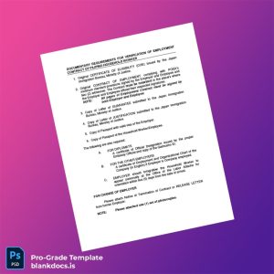 Blank Japan Employer Employment Verification Letter Template (Word/PDF) Document Preview - BlankDocs