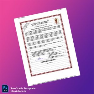 Blank Maharashtra Public Works Department Contractor Registration Certificate Template (Word/PDF) Document Preview - BlankDocs