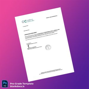 Blank Malaysia Aisling Consulting Employment Verification Letter Template (Word/PDF) Document Preview - BlankDocs