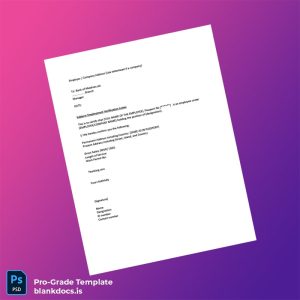 Blank Maldives Employer Employment Verification Letter Template (Word/PDF) Document Preview - BlankDocs