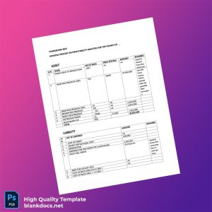 NEPA Editable Profitability Analysis Template in Word and PDF formats