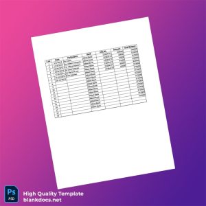 Pakistan Allied Bank Bank Statement Template in Word and PDF formats