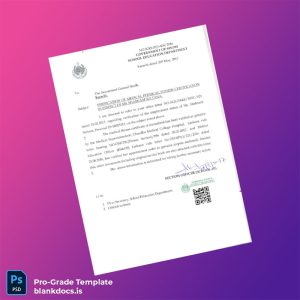 Blank Pakistan Chandka Medical College Hospital Employment Verification Letter Template (Word/PDF) Document Preview - BlankDocs