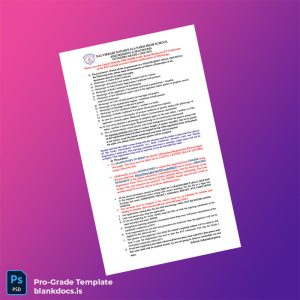 Blank Pakistan Registration Form for Grade 1 2026 1 Template (Word/PDF) Document Preview - BlankDocs