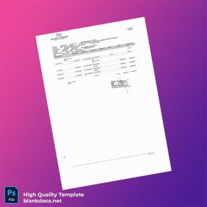 Pakistan Soneri Bank Bank Statement Template in Word and PDF formats