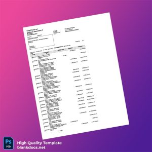 Pakistan Soneri Bank Statement Template in Word and PDF formats