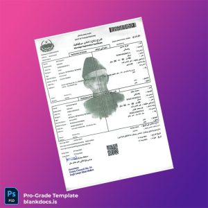 Blank Pakistan Union Council Marriage Registration Certificate Template (Word/PDF) Document Preview - BlankDocs