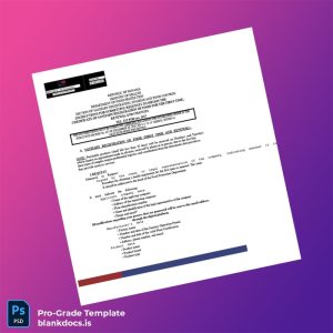 Blank Panama Ministry of Health Food Sanitary Registration Certificate Template (Word/PDF) Document Preview - BlankDocs