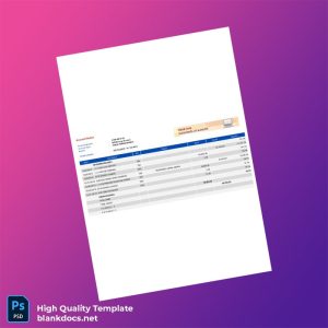 Philippines BPI Bank Statement Template in Word and PDF formats