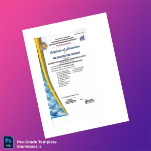 Blank Philippines Cooperative Development Authority Pre Registration Certificate Template (Word/PDF) Document Preview - BlankDocs