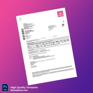 Poland TAURON Obs Uga Klienta Sp Z O O Editable Utility Bill Template in Word and PDF formats