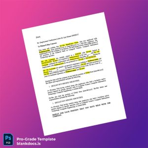 Blank Progressive Employment Verification Letter Template (Word/PDF) Document Preview - BlankDocs