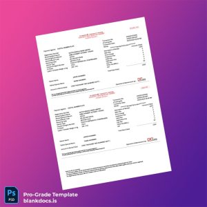 Blank Registration Certificate Template (Word/PDF) Document Preview
