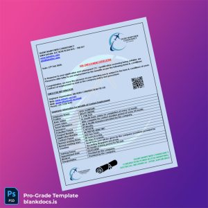 Blank Singapore Sin Herh Construction PTE Ltd Employment Verification Letter Template (Word/PDF) Document Preview - BlankDocs