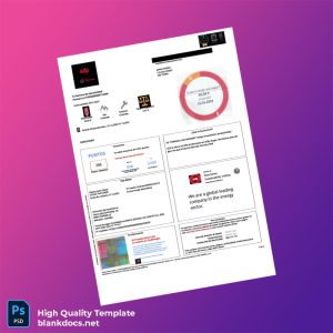 Spain EDP Energ A S A Editable Electricity Bill Template in Word and PDF formats