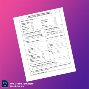 Blank Sri Lanka Customs Registration Form for Importers and Exporters Template (Word/PDF) Document Preview - BlankDocs