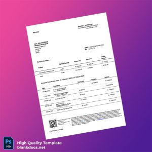 Sweden Revolut Bank UAB Editable Bank Statement Template in Word and PDF formats