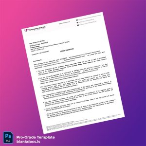 Blank Teleperformance Employment Verification Letter Template (Word/PDF) Document Preview - BlankDocs