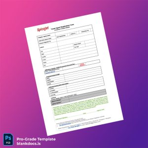 Blank Travel Agent Registration Certificate Template (Word/PDF) Document Preview - BlankDocs