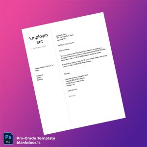 Blank USA Company Name Employment Verification Letter Template (Word/PDF) Document Preview - BlankDocs