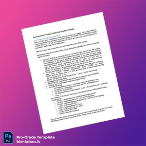 Blank Uganda Nurses and Midwives Council Registration Certificate Template (Word/PDF) Document Preview - BlankDocs