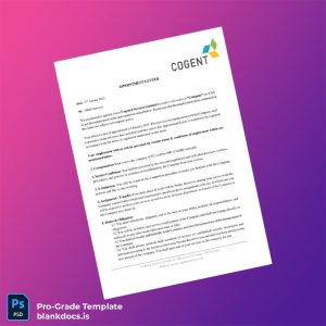 Blank United Kingdom Cogent Services Limited Employment Verification Letter Template (Word/PDF) Document Preview - BlankDocs