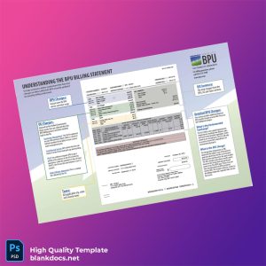 United States City Of Kansas City MO Editable Bank Statement Template in Word and PDF formats