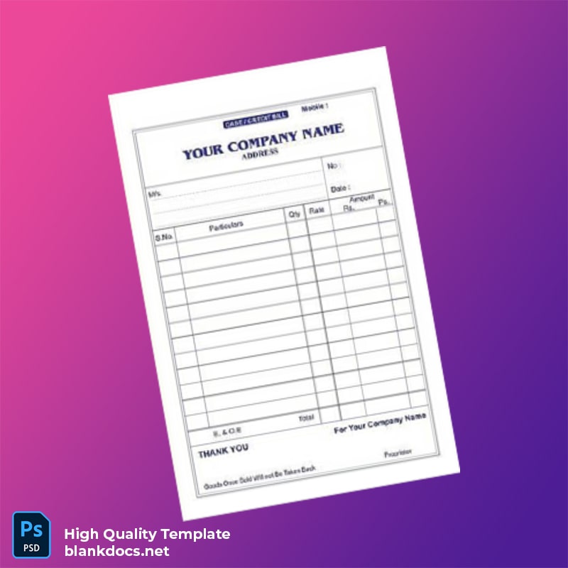 United States East Repair Inc Editable Utility Bill Template in Word and PDF formats page 2