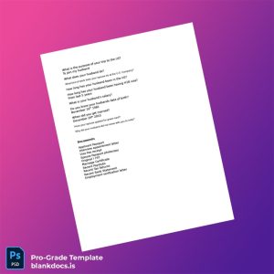 Blank United States Employment Verification Letter Template (Word/PDF) Document Preview - BlankDocs