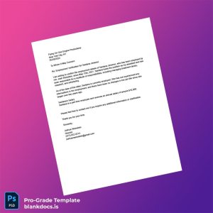 Blank United States Josh Weinstein Employment Verification Letter Template (Word/PDF) Document Preview - BlankDocs