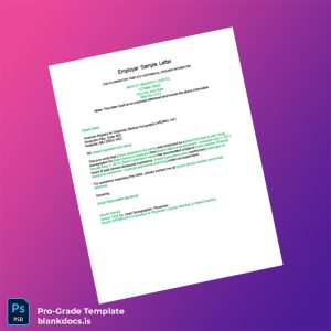 Blank United States MADE-UP UNIVERSITY HOSPITAL Employment Verification Letter Template (Word/PDF) Document Preview - BlankDocs