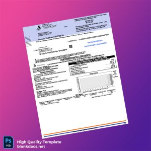 United States NATIONAL FUEL GAS DISTRIBUTION CORPORATION Editable Gas Bill Template in Word and PDF formats