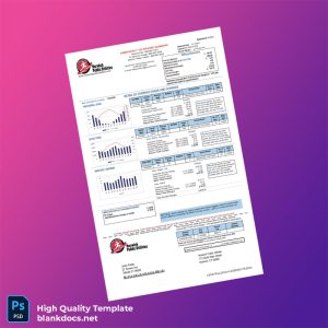 United States Norwich Public Utilities Editable Utility Bill Template in Word and PDF formats