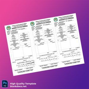 Utility Bills Only Editable Bank Statement Template in Word and PDF formats