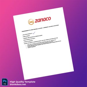 Zambia ZRA Editable Requirements Template in Word and PDF formats