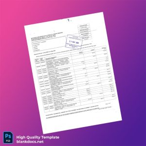 Zimbabwe Zimpest Stambed Bank Statement Template in Word and PDF formats