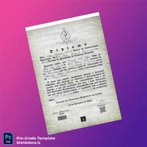 Blank Angola Universidade Agostinho Neto Bachelor of Science in Mathematics Template Document Preview - BlankDocs