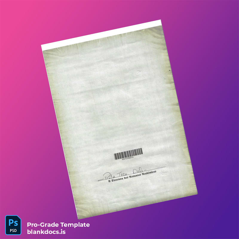 Blank Angola Universidade Agostinho Neto Bachelor of Science in Mathematics Template page 2 Document Preview - BlankDocs