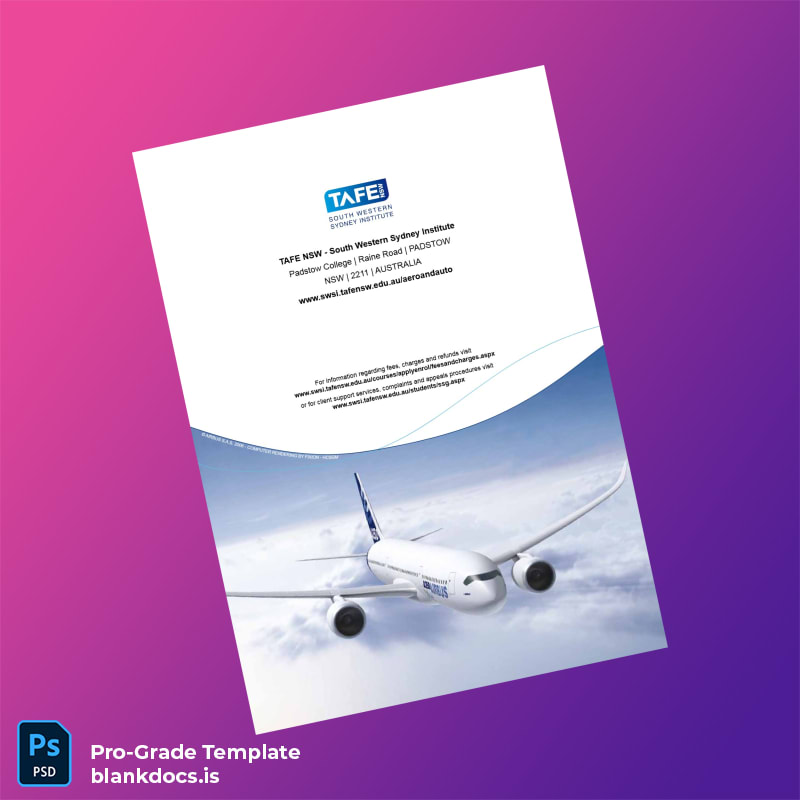 Blank Australia TAFE NSW Diploma of Aircraft Maintenance Engineering Template page 6 Document Preview - BlankDocs