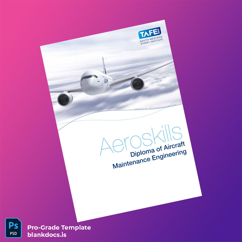 Blank Australia TAFE NSW Diploma of Aircraft Maintenance Engineering Template Document Preview - BlankDocs