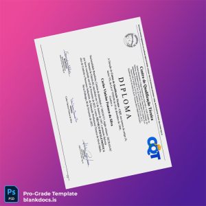 Blank Brazil Centro de Qualificação Técnica Technical Diploma in Electronics Template Document Preview - BlankDocs