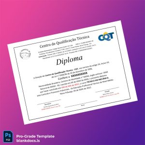 Blank Brazil Centro de Qualificação Técnica Technical High School Diploma in Mechanics Document Preview - BlankDocs