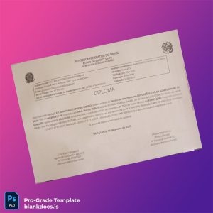 Blank Brazil E.E.F.M. ANTONIO CARNEIRO RIBEIRO Technologist Diploma in Building Construction Template Document Preview - BlankDocs