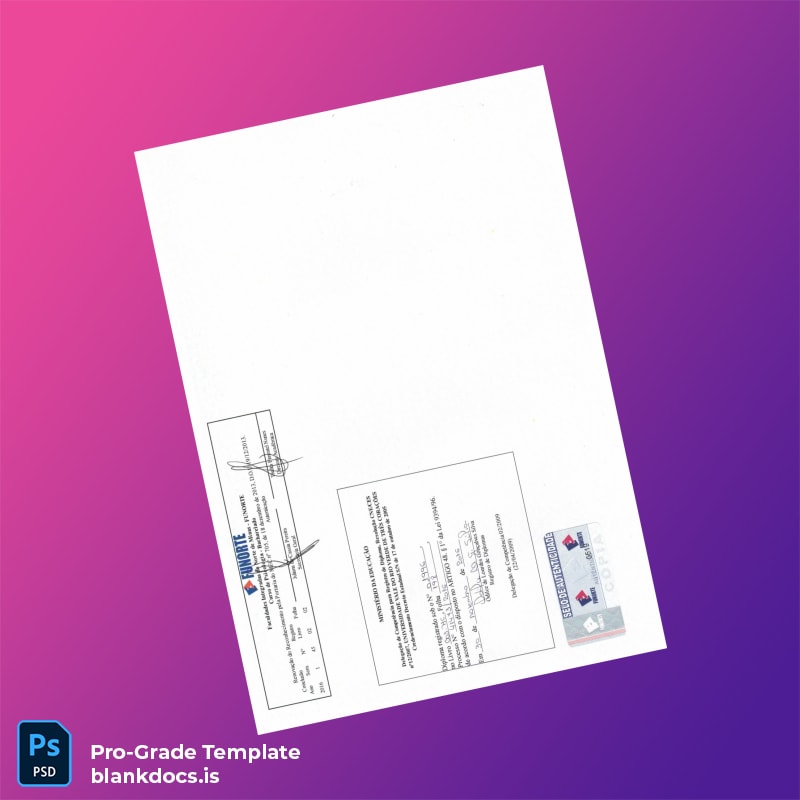 Blank Brazil Educational Association Integrated Colleges Bachelor's in Psychology Template page 2 Document Preview - BlankDocs