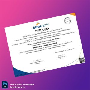 Blank Brazil Escola de Educação Profissional Senac Rio Grande do Sul Technical Diploma in Logistics Document Preview - BlankDocs